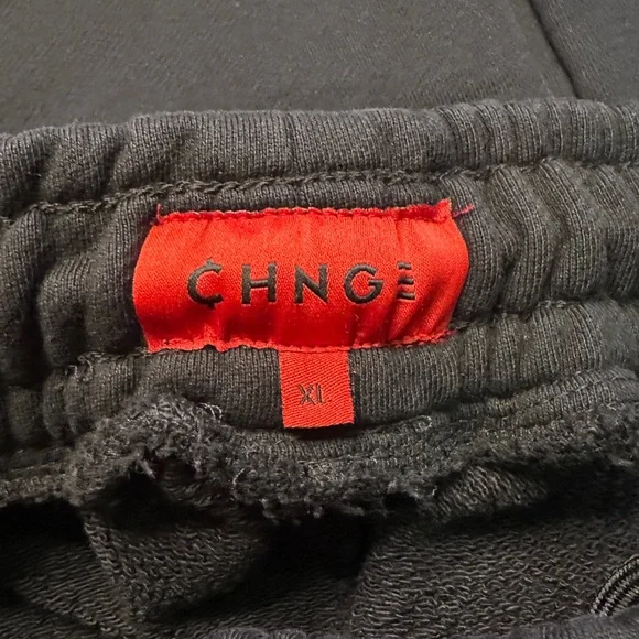 CHNGE Black Sweatpants with Red Accent - Picture 3 of 4